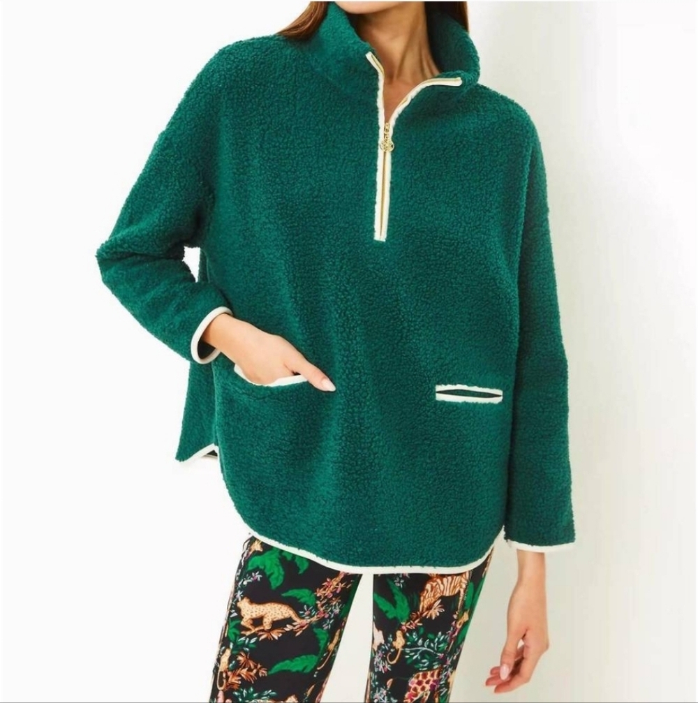 NWT Lilly Pullitzer Soreen Sherpa Popover